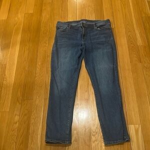 Gap women denim jeans size 33R .